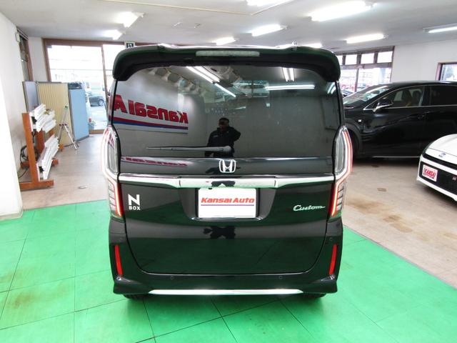 Ｎ－ＢＯＸカスタム ＥＸターボ　ワンオーナー　ホンダセンシング　９インチナビ　ＤＶＤ　フルセグ　Ｂｌｕｅｔｏｏｔｈ　ソナー　ＵＳＢ　バックカメラ　ＥＴＣ　両側電動ドア　スマートキー　オートライト　ＬＥＤヘッド　フォグ　ハーフレザー（69枚目）