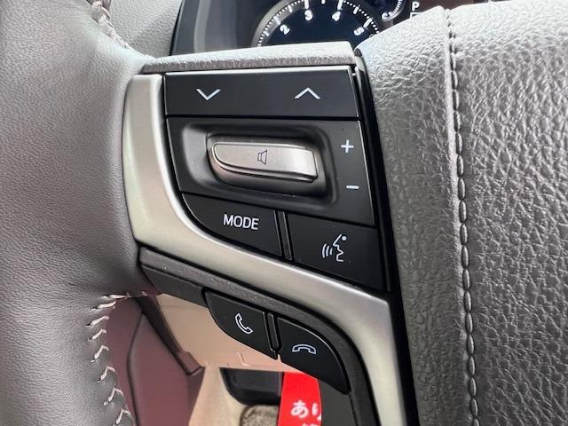 ランドクルーザープラド ＴＸ　Ｌパッケージ　ベージュ革　全方位カメラ　ＢＳＭ　ＥＴＣ２．０　ＴＲＤエアロ　リヤスポイラー　１９インチＡＷ　トノカバー　ＭＯＰルーフレール　前後方衝突軽減ブレーキ　純正フロアマット・バイザー（20枚目）