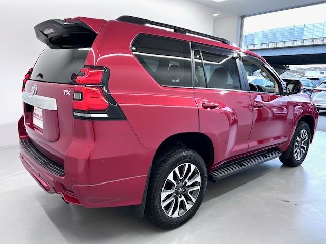 ランドクルーザープラド ＴＸ　Ｌパッケージ　ベージュ革　全方位カメラ　ＢＳＭ　ＥＴＣ２．０　ＴＲＤエアロ　リヤスポイラー　１９インチＡＷ　トノカバー　ＭＯＰルーフレール　前後方衝突軽減ブレーキ　純正フロアマット・バイザー（43枚目）