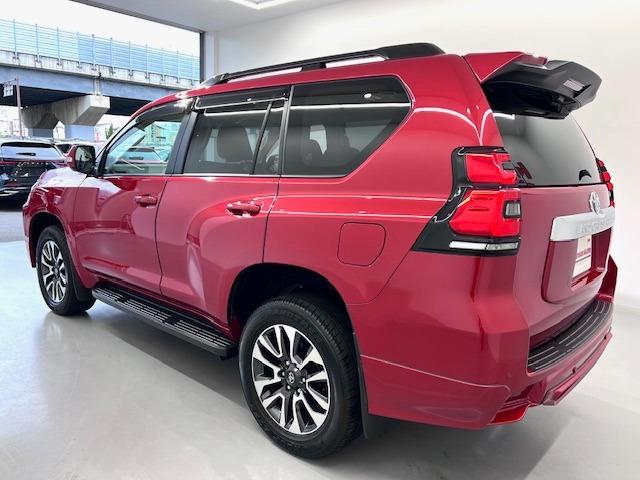 ランドクルーザープラド ＴＸ　Ｌパッケージ　ベージュ革　全方位カメラ　ＢＳＭ　ＥＴＣ２．０　ＴＲＤエアロ　リヤスポイラー　１９インチＡＷ　トノカバー　ＭＯＰルーフレール　前後方衝突軽減ブレーキ　純正フロアマット・バイザー（44枚目）