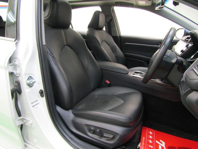 カムリ Ｇレザーパッケージ　ＴＳＳ　ムーンルーフ　モデエアロ　８インチＳＤナビ　ブルーレイ　Ｂｌｕｅｔｏｏｔｈ　バックカメラ　ＥＴＣ　スマートキー　オートライト　ＬＥＤヘッド　フォグ　レザーシート　シートヒーター　Ｐシート（8枚目）