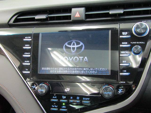 カムリ Ｇレザーパッケージ　ＴＳＳ　ムーンルーフ　モデエアロ　８インチＳＤナビ　ブルーレイ　Ｂｌｕｅｔｏｏｔｈ　バックカメラ　ＥＴＣ　スマートキー　オートライト　ＬＥＤヘッド　フォグ　レザーシート　シートヒーター　Ｐシート（12枚目）