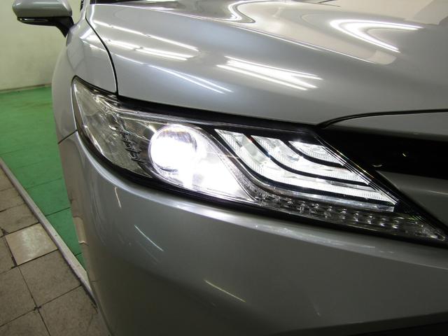 カムリ Ｇレザーパッケージ　ＴＳＳ　ムーンルーフ　モデエアロ　８インチＳＤナビ　ブルーレイ　Ｂｌｕｅｔｏｏｔｈ　バックカメラ　ＥＴＣ　スマートキー　オートライト　ＬＥＤヘッド　フォグ　レザーシート　シートヒーター　Ｐシート（45枚目）