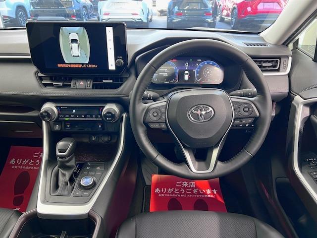 RAV4 G Zパッケージ 10.5DA 全周囲モニター パノラマルーフ MODELLISTAエアロ デジタルミラー BSM HDMI入力端子 電動バックドア 純正前後ドラレコ 19インチAW シートヒータークーラー 純正マット(2枚目)