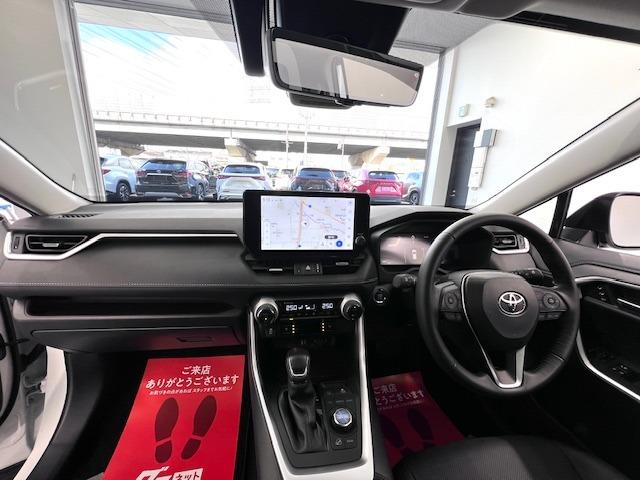 RAV4 G Zパッケージ 10.5DA 全周囲モニター パノラマルーフ MODELLISTAエアロ デジタルミラー BSM HDMI入力端子 電動バックドア 純正前後ドラレコ 19インチAW シートヒータークーラー 純正マット(33枚目)