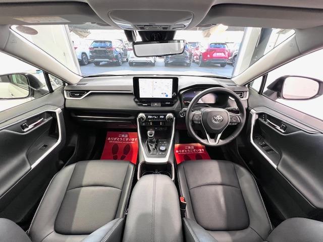 RAV4 G Zパッケージ 10.5DA 全周囲モニター パノラマルーフ MODELLISTAエアロ デジタルミラー BSM HDMI入力端子 電動バックドア 純正前後ドラレコ 19インチAW シートヒータークーラー 純正マット(37枚目)