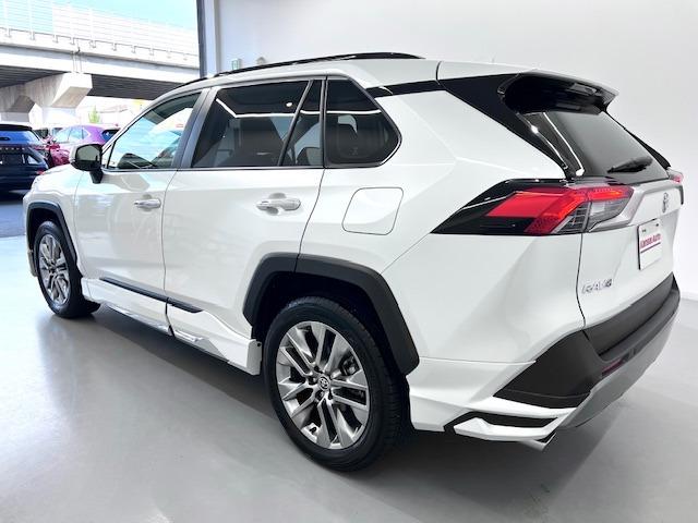 RAV4 G Zパッケージ 10.5DA 全周囲モニター パノラマルーフ MODELLISTAエアロ デジタルミラー BSM HDMI入力端子 電動バックドア 純正前後ドラレコ 19インチAW シートヒータークーラー 純正マット(48枚目)