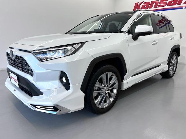 RAV4 G Zパッケージ 10.5DA 全周囲モニター パノラマルーフ MODELLISTAエアロ デジタルミラー BSM HDMI入力端子 電動バックドア 純正前後ドラレコ 19インチAW シートヒータークーラー 純正マット(49枚目)