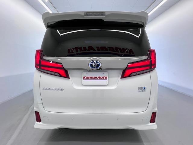 アルファードハイブリッド S タイプゴールドIII サンルーフ 純正DA デジタルインナーミラー BSM ETC バックカメラ 3眼LED 寒冷地仕様 スペアタイヤ 1500W給電 パワーバックドア 両側パワースライド 純正マット ワンオーナー(3枚目)