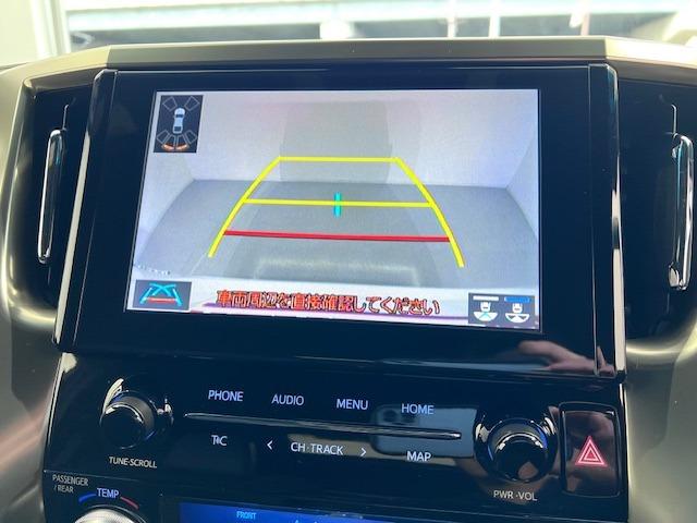 アルファードハイブリッド S タイプゴールドIII サンルーフ 純正DA デジタルインナーミラー BSM ETC バックカメラ 3眼LED 寒冷地仕様 スペアタイヤ 1500W給電 パワーバックドア 両側パワースライド 純正マット ワンオーナー(11枚目)