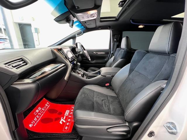 アルファードハイブリッド S タイプゴールドIII サンルーフ 純正DA デジタルインナーミラー BSM ETC バックカメラ 3眼LED 寒冷地仕様 スペアタイヤ 1500W給電 パワーバックドア 両側パワースライド 純正マット ワンオーナー(32枚目)