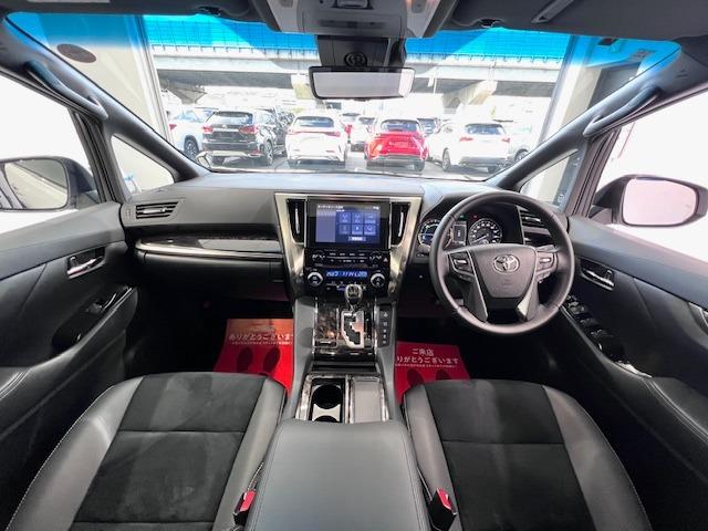 アルファードハイブリッド S タイプゴールドIII サンルーフ 純正DA デジタルインナーミラー BSM ETC バックカメラ 3眼LED 寒冷地仕様 スペアタイヤ 1500W給電 パワーバックドア 両側パワースライド 純正マット ワンオーナー(33枚目)