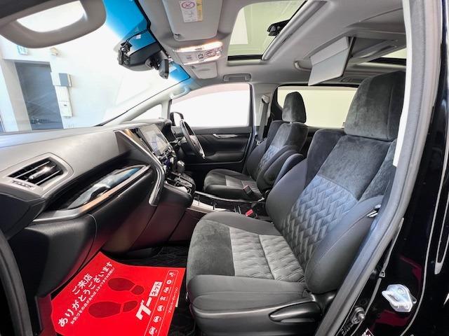 アルファード 2.5S JBL リヤエンター サンルーフ デジタルミラー BSM ETC2.0 全方位モニター MODELLISTAエアロ・イルミ・マフラー ウェッズ19インチAW 前後ドラレコ レーダー探知機 純正マット(42枚目)