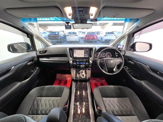 アルファード 2.5S JBL リヤエンター サンルーフ デジタルミラー BSM ETC2.0 全方位モニター MODELLISTAエアロ・イルミ・マフラー ウェッズ19インチAW 前後ドラレコ レーダー探知機 純正マット(43枚目)