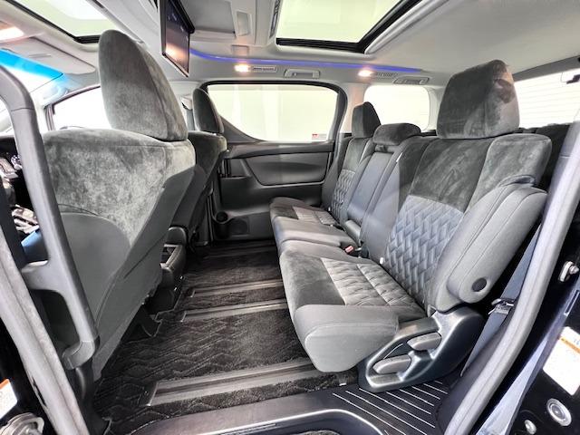 アルファード 2.5S JBL リヤエンター サンルーフ デジタルミラー BSM ETC2.0 全方位モニター MODELLISTAエアロ・イルミ・マフラー ウェッズ19インチAW 前後ドラレコ レーダー探知機 純正マット(47枚目)