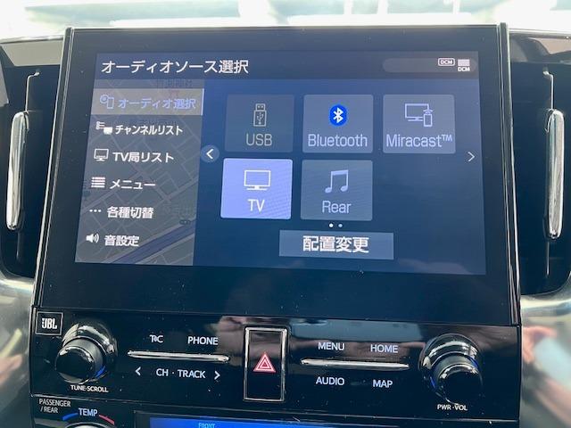 アルファード ２．５Ｓ　Ｃパッケージ　ＪＢＬ　全方位モニター　リヤエンタ　サンルーフ　デジタルミラー　ＢＳＭ　ＥＴＣ２．０　ＭＯＤＥＬＬＩＳＴＡエアロ　ＵＳＢ・ＨＤＭＩ　純正フロアマット・バイザー　前後ドライブレコーダー　３眼ＬＥＤ（11枚目）