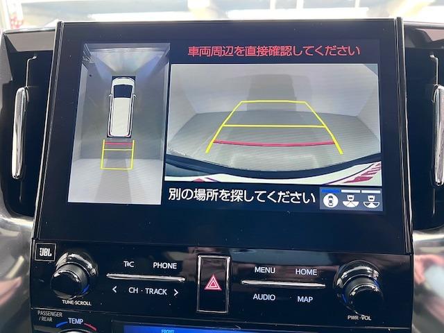 アルファード ２．５Ｓ　Ｃパッケージ　ＪＢＬ　全方位モニター　リヤエンタ　サンルーフ　デジタルミラー　ＢＳＭ　ＥＴＣ２．０　ＭＯＤＥＬＬＩＳＴＡエアロ　ＵＳＢ・ＨＤＭＩ　純正フロアマット・バイザー　前後ドライブレコーダー　３眼ＬＥＤ（12枚目）