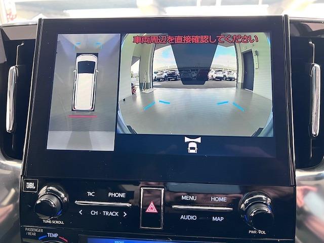 アルファード ２．５Ｓ　Ｃパッケージ　ＪＢＬ　全方位モニター　リヤエンタ　サンルーフ　デジタルミラー　ＢＳＭ　ＥＴＣ２．０　ＭＯＤＥＬＬＩＳＴＡエアロ　ＵＳＢ・ＨＤＭＩ　純正フロアマット・バイザー　前後ドライブレコーダー　３眼ＬＥＤ（13枚目）