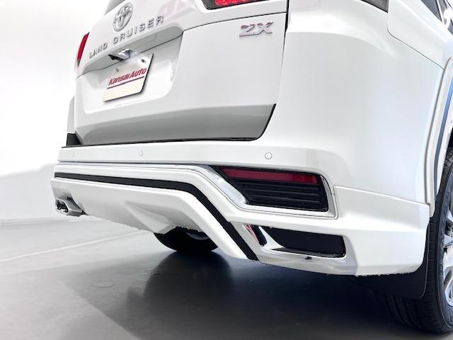 ランドクルーザー ＺＸ　ＪＢＬ　リヤエンタ　電動リヤデフ　寒冷地仕様　空気圧センサ　ＭＯＰルーフレール　ＭＯＤＥＬＬＩＳＴＡエアロ　マイナーチェンジ型　純正フロアマット　登録済未使用車　ＥＴＣ２．０　ＢＳＭ　ＨＵＤ　ＨＤＭＩ（64枚目）