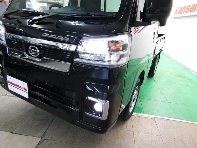 ハイゼットトラック ジャンボエクストラ　届出済未使用車　ＳＡＩＩＩ　ＳＤナビ　フルセグ　Ｂｌｕｅｔｏｏｔｈ　ネット動画　ソナー　電格ミラー　スマートキー　Ｐスタート　オートライト　ＬＥＤヘッド　フォグ　Ｗエアバック　ＡＢＳ（36枚目）