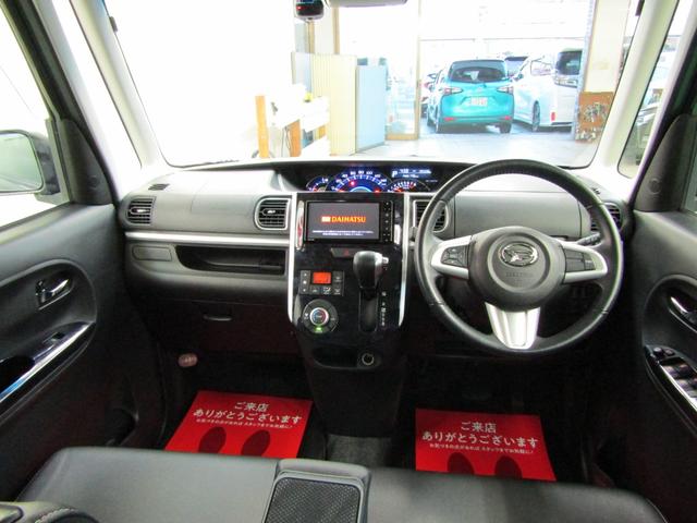 タント カスタムＲＳ　トップエディションＶＳ　ＳＡＩＩＩ　ＳＤナビ　ＣＤ　ＤＶＤ　フルセグ　Ｂｌｕｅｔｏｏｔｈ　Ａモニター　ドラレコ　両側電動ドア　スマートキー　Ｐスタート　Ｓアラーム　オートライト　ＬＥＤヘッド　フォグ　ハーフレザー　シートヒーター　ＡＢＳ（6枚目）