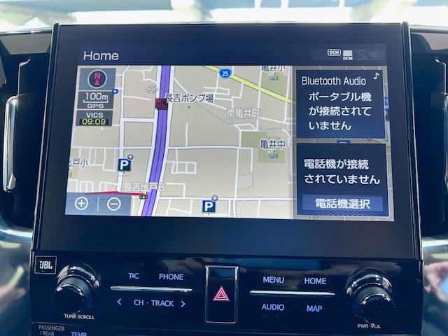 アルファード ２．５Ｓ　Ｃパッケージ　ＭＯＤＥＬＬＩＳＴＡエアロ・イルミ・マフラー　メーカーナビ　ＪＢＬ　リヤエンター　ＢＳＭ　デジタルミラー　サンルーフ　全方位モニター　ＵＳＢ・ＨＤＭＩ　ＡＣ１００Ｖ　３眼ＬＥＤヘッドライト　１オーナー（9枚目）