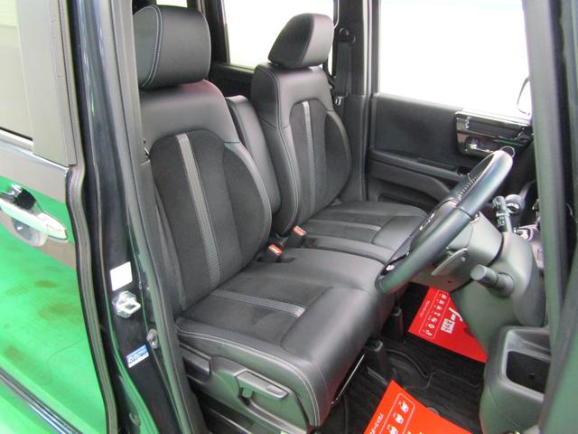 N-BOXカスタム Lターボ 1オーナー ホンダセンシング SDナビ DVD フルセグ ソナー ETC Bカメラ スマートキー 電格ミラー 15アルミ オートライト LEDヘッド フォグ ハーフレザー シートヒーター 両側電動ドア(8枚目)