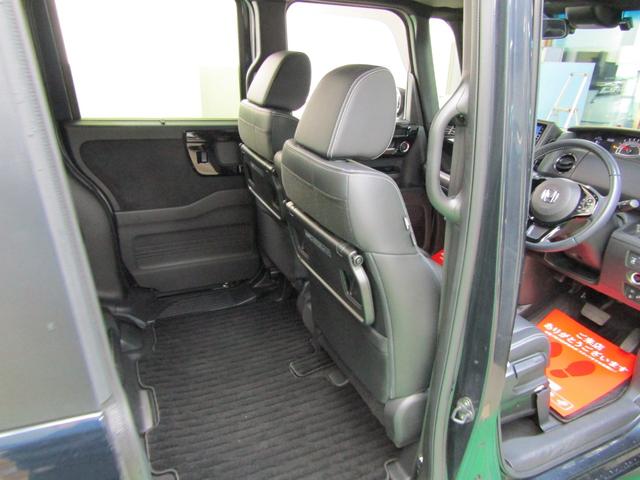 N-BOXカスタム Lターボ 1オーナー ホンダセンシング SDナビ DVD フルセグ ソナー ETC Bカメラ スマートキー 電格ミラー 15アルミ オートライト LEDヘッド フォグ ハーフレザー シートヒーター 両側電動ドア(40枚目)
