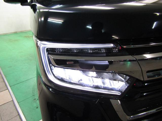 N-BOXカスタム Lターボ 1オーナー ホンダセンシング SDナビ DVD フルセグ ソナー ETC Bカメラ スマートキー 電格ミラー 15アルミ オートライト LEDヘッド フォグ ハーフレザー シートヒーター 両側電動ドア(54枚目)