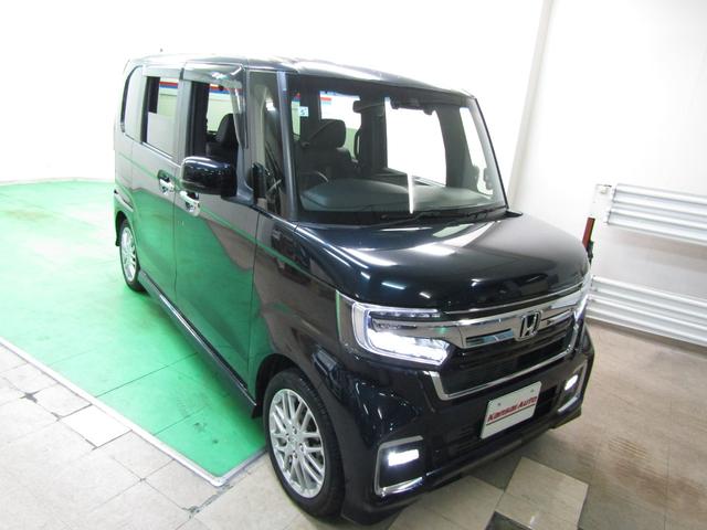N-BOXカスタム Lターボ 1オーナー ホンダセンシング SDナビ DVD フルセグ ソナー ETC Bカメラ スマートキー 電格ミラー 15アルミ オートライト LEDヘッド フォグ ハーフレザー シートヒーター 両側電動ドア(65枚目)