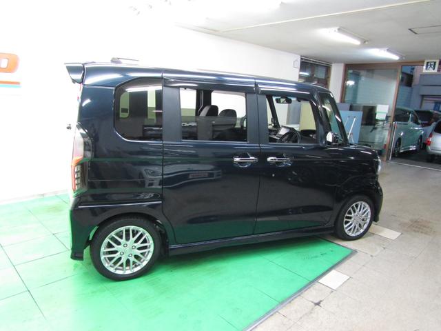 N-BOXカスタム Lターボ 1オーナー ホンダセンシング SDナビ DVD フルセグ ソナー ETC Bカメラ スマートキー 電格ミラー 15アルミ オートライト LEDヘッド フォグ ハーフレザー シートヒーター 両側電動ドア(66枚目)