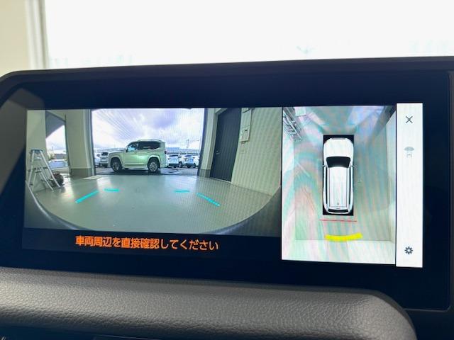 ランドクルーザー250 ZXファーストエディション 12.3型DA JBL 丸目LED 茶革 サンルーフ 置型充電 電動リヤデフ 寒冷地 デジタルミラー パドルシフト 前後ドラレコ 空気圧センサー MODELLISTA BSM HUD 純正フロアマット(13枚目)