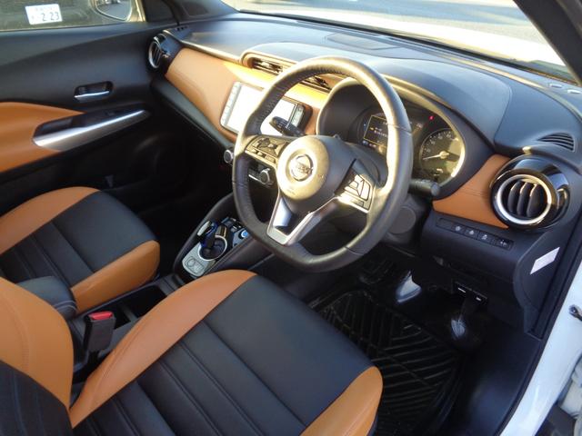 キックス Ｘ　ツートーンインテリアエディション　１年走行距離無制限保証付／アラウンドビューモニター／プロパイロット／ＥＴＣ／純正ナビ／ＴＶ／ナビ連動前後ドライブレコーダー／ハンドルヒーター／前席シートヒーター／１７ＡＷ／インテリジェントルームミラー（45枚目）