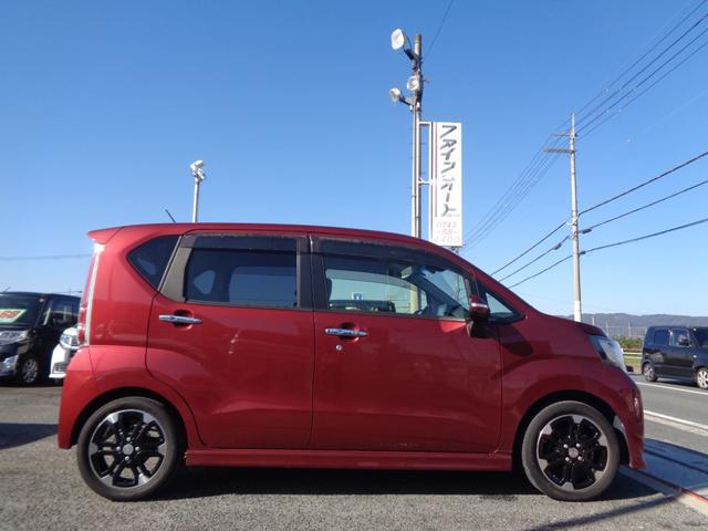 ムーヴ カスタム　ＲＳ　ハイパーＳＡＩＩ　１年走行距離無制限保証付／ナビ連動前方ドライブレコーダー／ナビ／ＴＶ／ＨＤＭＩ／ＥＴＣ／運転席シートヒーター／ＴＶキット／オートライト／フロントフォグライト／プッシュスタート／バックモニター／１５ＡＷ（4枚目）