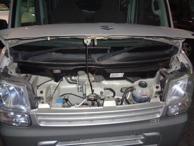 エブリイ PC 1年走行距離無制限保証付/パートタイム4WD/オートギヤシフト車/インパネ5AGS/ナビ/TV/ETC/オーバーヘッドシェルフ/スペアタイヤ/外品12AW/ヘッドライトレベライザー/キーレス(28枚目)