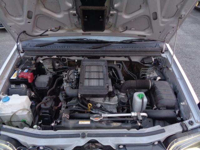 ジムニー ＸＧ　１年走行距離無制限保証付／パートタイム４ＷＤ／ＦＭラジオ／ＡＭラジオ／ＣＤ／フェンダーミラー／背面タイヤ／キーレス／前席パワーウィンドウスイッチ／フロア４速オートマ／エアコン／運転席・助手席エアバック（24枚目）