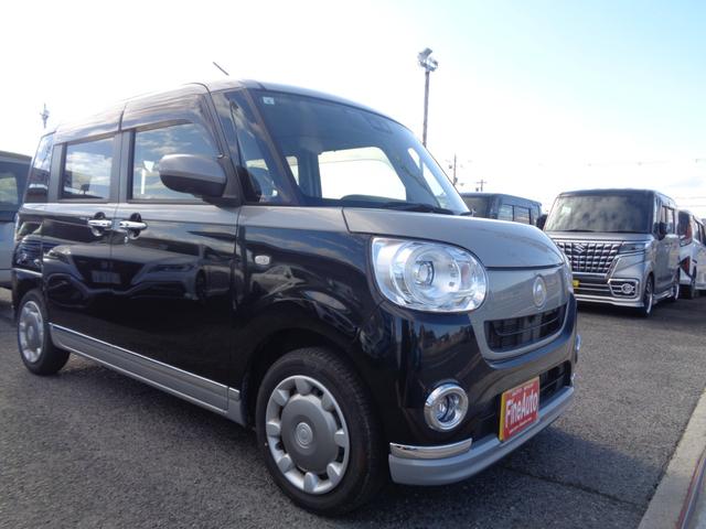 ムーヴキャンバス ＧブラックインテリアＶＳ　ＳＡＩＩＩ　１年走行距離無制限保証付／両側パワースライドドア／ナビ／ＴＶ／全方位カメラ／ナビ連動前方ドライブレコーダー／ＥＴＣ／オートライト／オートハイビーム／フロントフォグライト／運転席シートヒーター（3枚目）