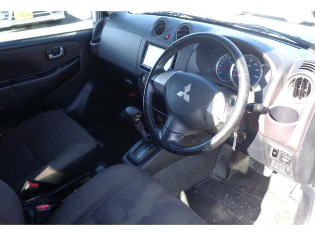 パジェロミニ エクシード　１年走行距離無制限保証付／パートタイム４ＷＤ／外品ナビ／ＣＤ／ＴＶ／ＦＭ・ＡＭラジオ／ＥＴＣ／フロントフォグライト／背面タイヤ／純正１５ＡＷ／フェンダーミラー／ルーフレール／ヘッドライトレベライザー（34枚目）