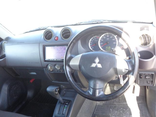 パジェロミニ エクシード　１年走行距離無制限保証付／パートタイム４ＷＤ／外品ナビ／ＣＤ／ＴＶ／ＦＭ・ＡＭラジオ／ＥＴＣ／フロントフォグライト／背面タイヤ／純正１５ＡＷ／フェンダーミラー／ルーフレール／ヘッドライトレベライザー（35枚目）