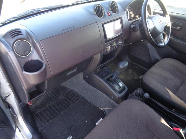 パジェロミニ エクシード　１年走行距離無制限保証付／パートタイム４ＷＤ／外品ナビ／ＣＤ／ＴＶ／ＦＭ・ＡＭラジオ／ＥＴＣ／フロントフォグライト／背面タイヤ／純正１５ＡＷ／フェンダーミラー／ルーフレール／ヘッドライトレベライザー（44枚目）