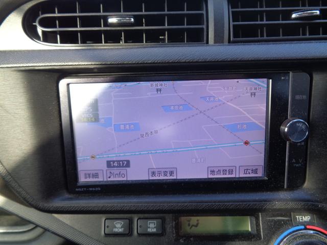 アクア Ｇ　１年走行距離無制限保証付／ワンオーナー／ナビ／ＴＶ／バックモニター／ＥＴＣ／オートライト／前方ドライブレコーダ－／ステアリングスイッチ／プッシュスタート／ＣＤ／ＤＶＤ／ＦＭラジオ／ＡＭラジオ（23枚目）