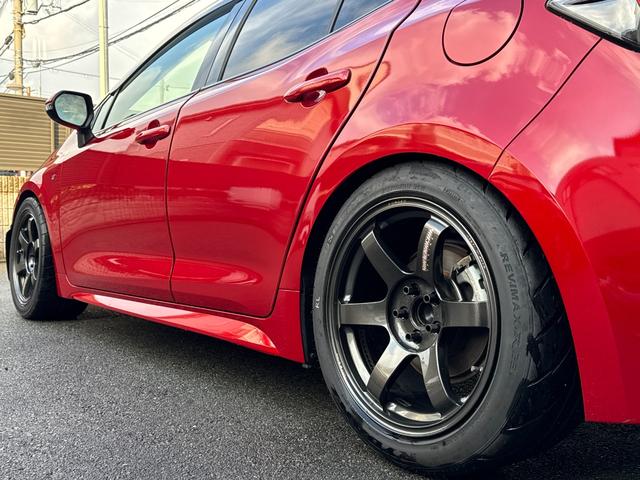 カローラスポーツ Ｇ　Ｚ　純正ディスプレイオーディオナビ　フルＴＶ　バックカメラ　トヨタセーフティセンス　ＴＥＩＮ車高調　ＨＫＳセンタ２本出しマフラー　ＢＲＩＤＥフルバケットシート　シートレール　ＶＯＬＫ　ＴＥ３７アルミ（24枚目）