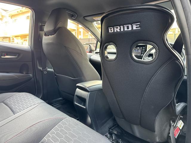 カローラスポーツ Ｇ　Ｚ　純正ディスプレイオーディオナビ　フルＴＶ　バックカメラ　トヨタセーフティセンス　ＴＥＩＮ車高調　ＨＫＳセンタ２本出しマフラー　ＢＲＩＤＥフルバケットシート　シートレール　ＶＯＬＫ　ＴＥ３７アルミ（38枚目）