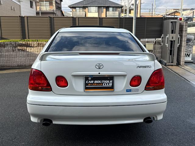 アリスト Ｓ３００ベルテックスエディション　後期　ワンオーナ　ＪＢＬサウンド　禁煙　２ＪＺ　純正ＤＶＤナビ　サンルーフ　ＤＶＤプレイヤー　ＣＤチェンジャー　パワーシート　電動テレスコ　ステアマチック　フェンダーポール　　キーレス　ＥＴＣ（5枚目）