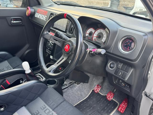 アルトワークス ベースグレード ワンオーナー 禁煙 BRIDE2脚 BRIDEレール CUSCO車高調 CADCARSマフラー アドバンレーシングアルミ メーカーナビ フルセグTV バックカメラ 追加メーター HKSコンピューター(37枚目)