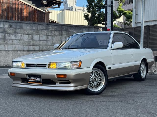 レパード 後期 純正サンルーフ 純正白パールII 1J1 運転席パワーシート V20ツインカムターボ Wedsプロフェッサーアルミ クルーズコントロール リモコンキー 電動格納ドアミラー 日産純正ピュアトロン(2枚目)