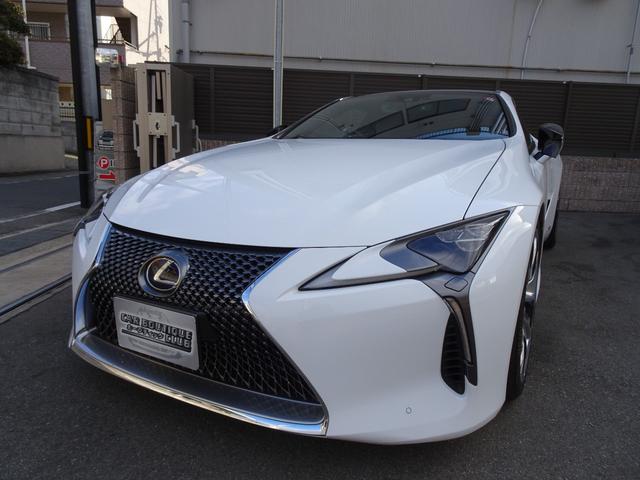 ＬＣ５００ｈ　Ｌパッケージ　革シート／シートヒーター／格納ドアハンドル／欄フラットタイヤ／ガラスルーフ／クリアランスソナー／スマートキー／オートホールド／アダプティブクルーズコントロール／純正ナビ／ドラレコ(2枚目)