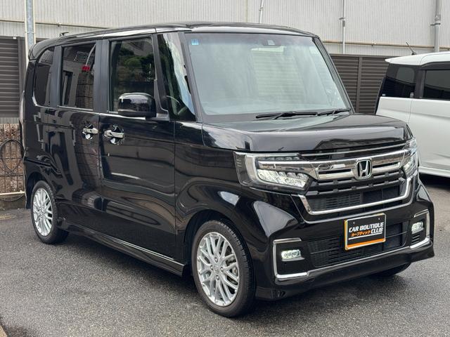 Ｎ－ＢＯＸカスタム Ｌターボ　ワンオーナ　禁煙　ターボ　Ｈｏｎｄａ　Ｓｅｎｓｉｎｇ　カロッツェリア楽ナビ　フルＴＶ　バックカメラ　両側電動スライドドア　前後ドラレコ　追従式クルコン　ハーフレザー　シートヒーター　プッシュスタート（4枚目）