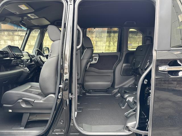 Ｎ－ＢＯＸカスタム Ｌターボ　ワンオーナ　禁煙　ターボ　Ｈｏｎｄａ　Ｓｅｎｓｉｎｇ　カロッツェリア楽ナビ　フルＴＶ　バックカメラ　両側電動スライドドア　前後ドラレコ　追従式クルコン　ハーフレザー　シートヒーター　プッシュスタート（37枚目）