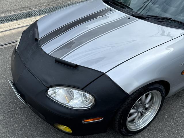 ロードスター VS コンビネーションA TEIN車高調 Boseサウンド 革シート Le Braフルブラ 社外LEDヘッドライト 社外15インチアルミ フロントフォグ 社外ミラー 新ガス対応 リヤガラスス 社外キーレス 社外エアクリ(18枚目)